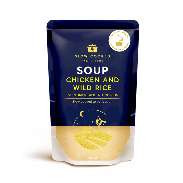 Slowcooked Chicken & Wild Rice Soup