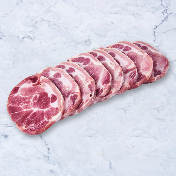 Frozen Pork Collar Steaks