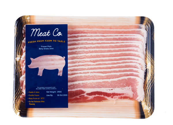 Frozen Pork Belly Shabu 2mm