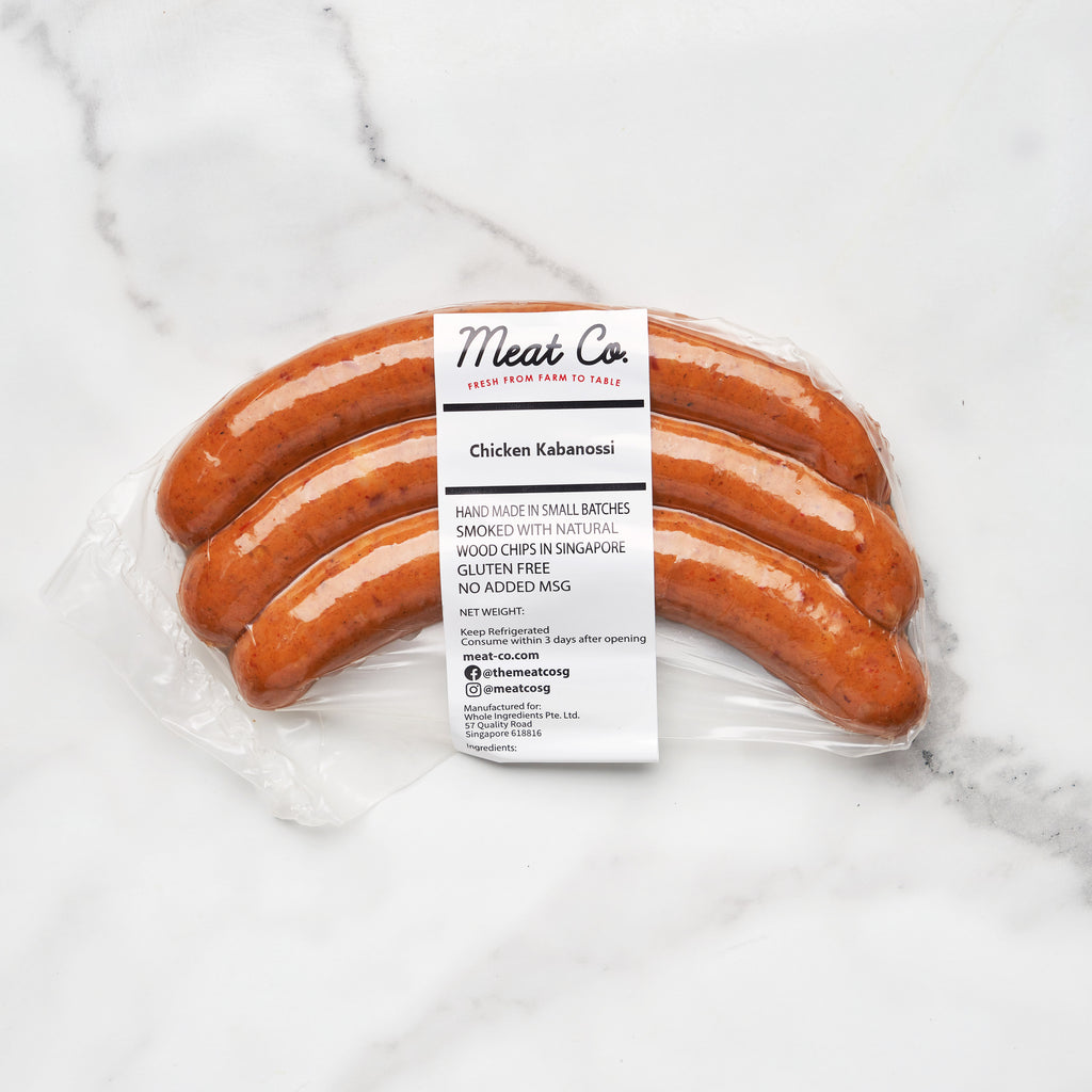 Smoked Spicy Chicken Kabanossi (Pack of 3)