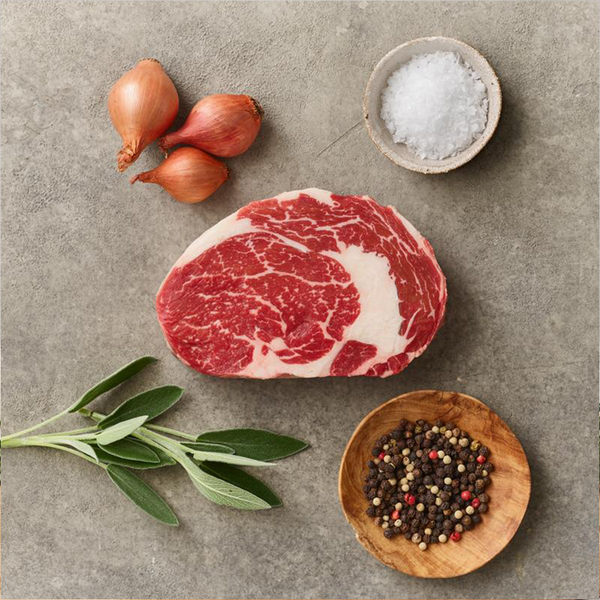 Barley Fed Free-Range Ribeye Steak MS4