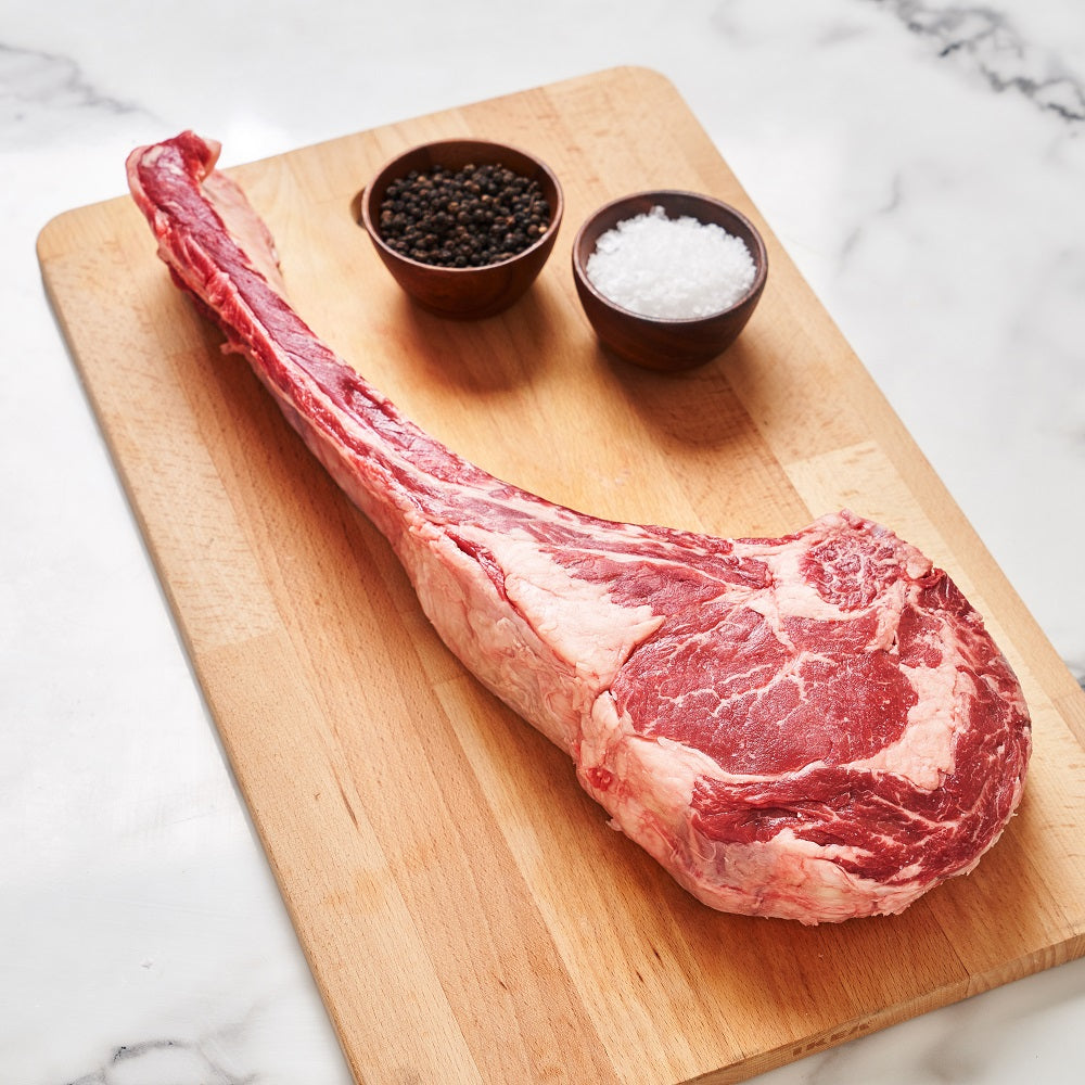 150 Days Grainfed Black Angus Tomahawk